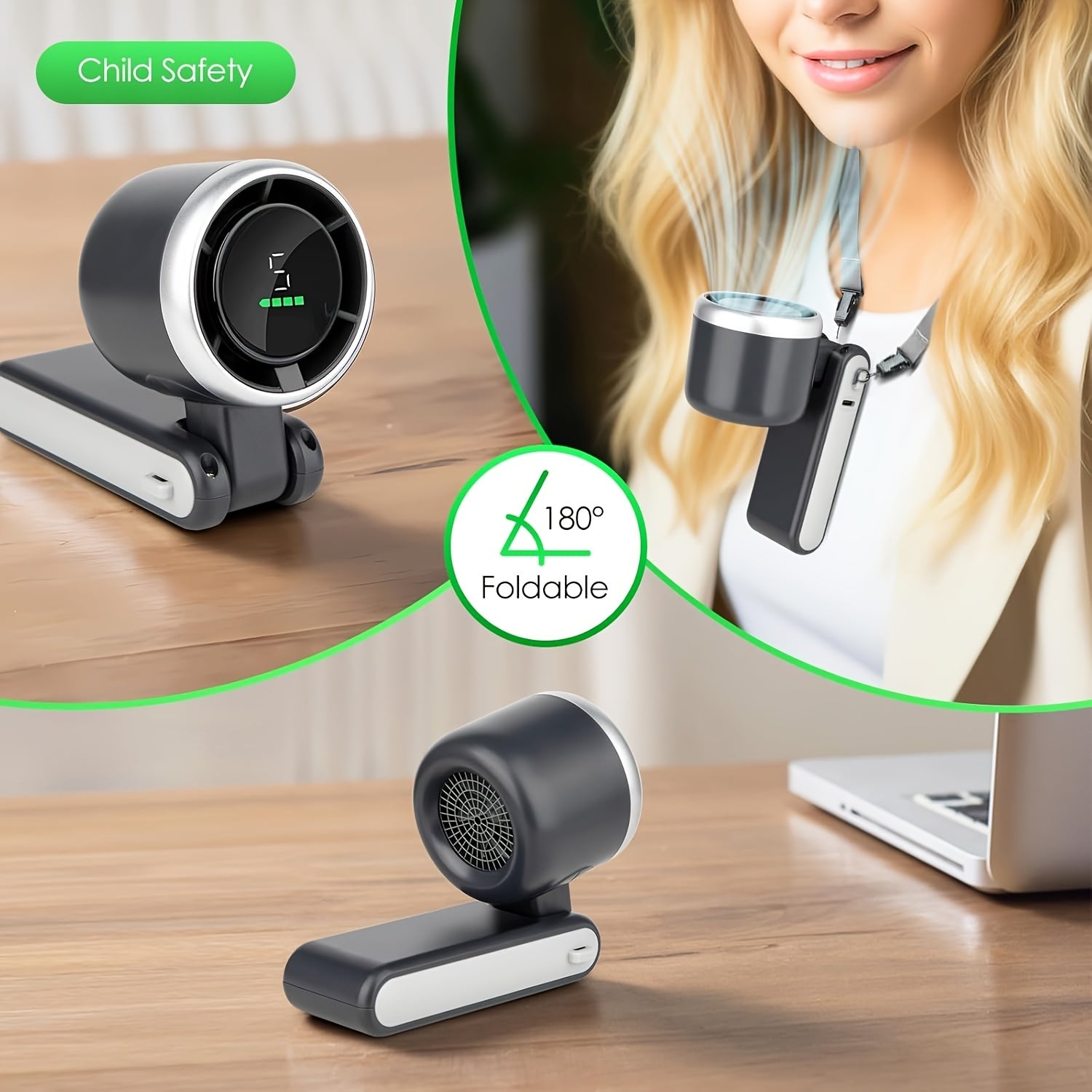 Ventilateur Portable Pliable à Main