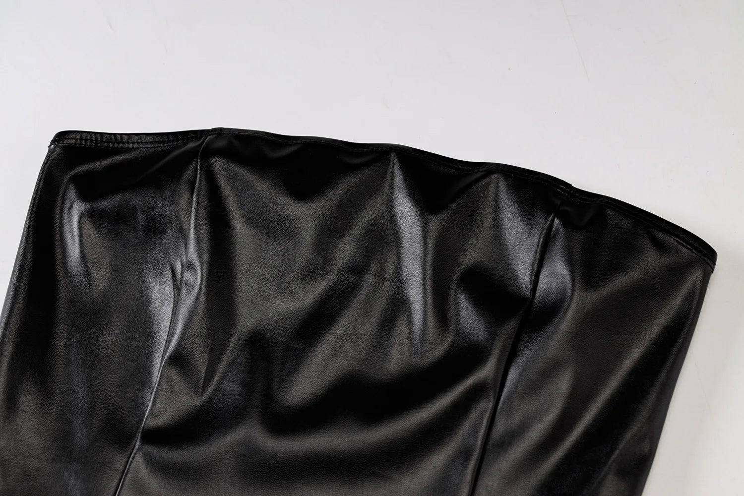 Robe Sexy Noire en Similicuir