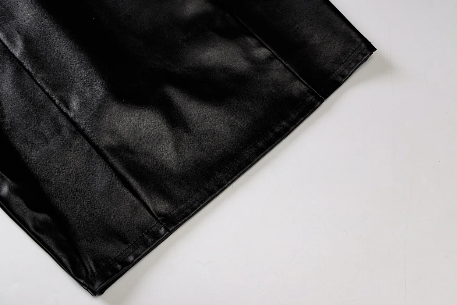Robe Sexy Noire en Similicuir
