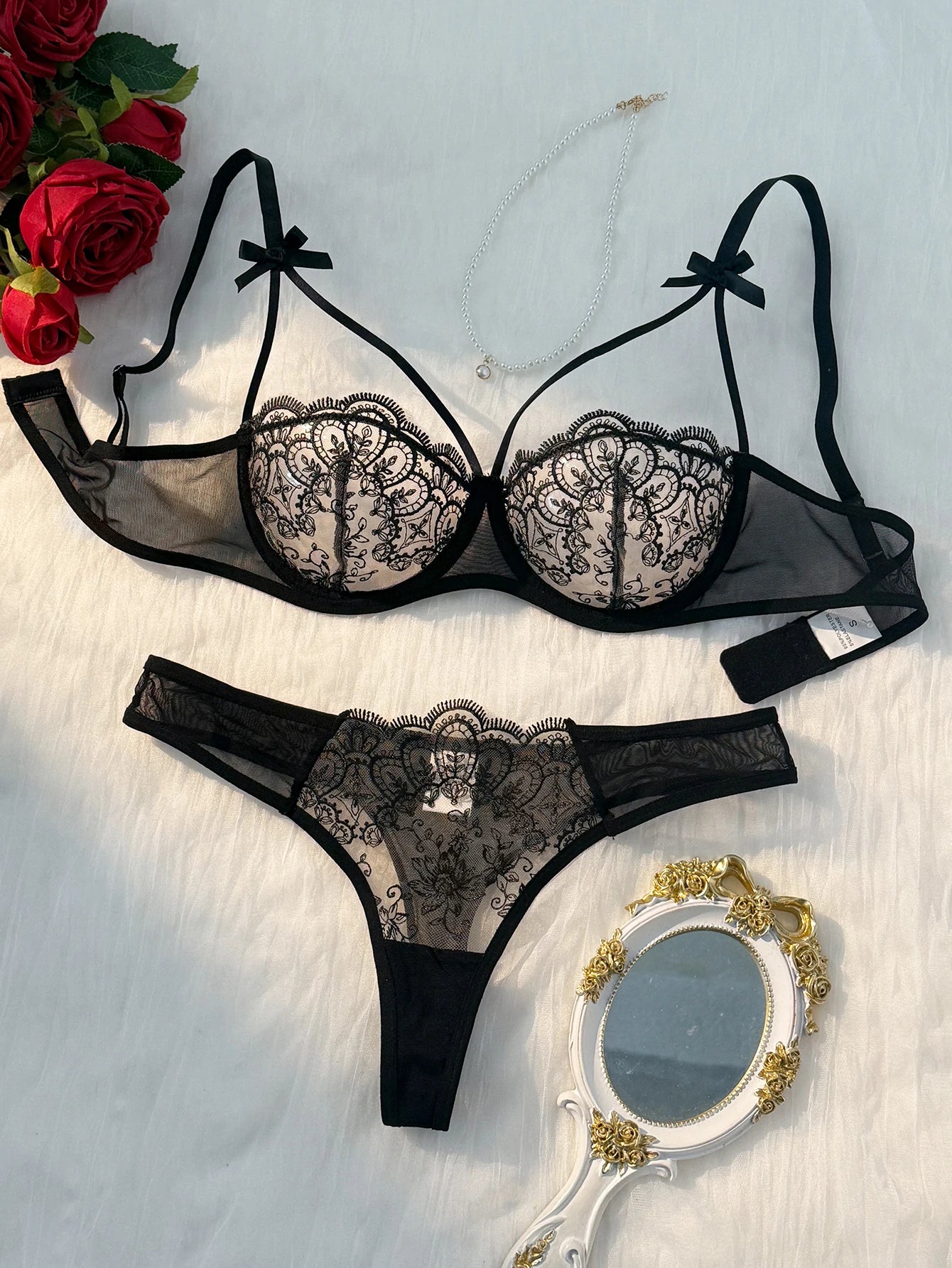 Ensemble lingerie deux pièces pour femme