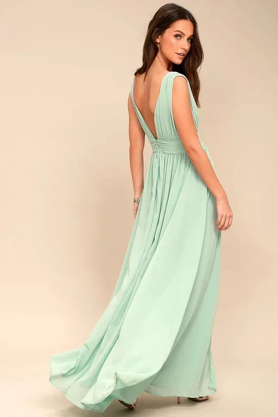 Sexy Robe Longue Dos Nu Femme