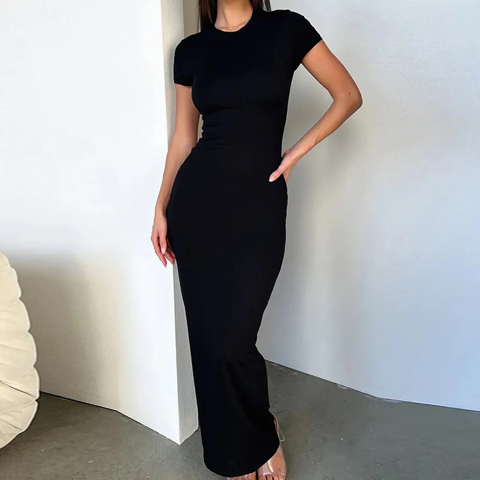 Robe Longue Femme Sexy Moulante Bodycon
