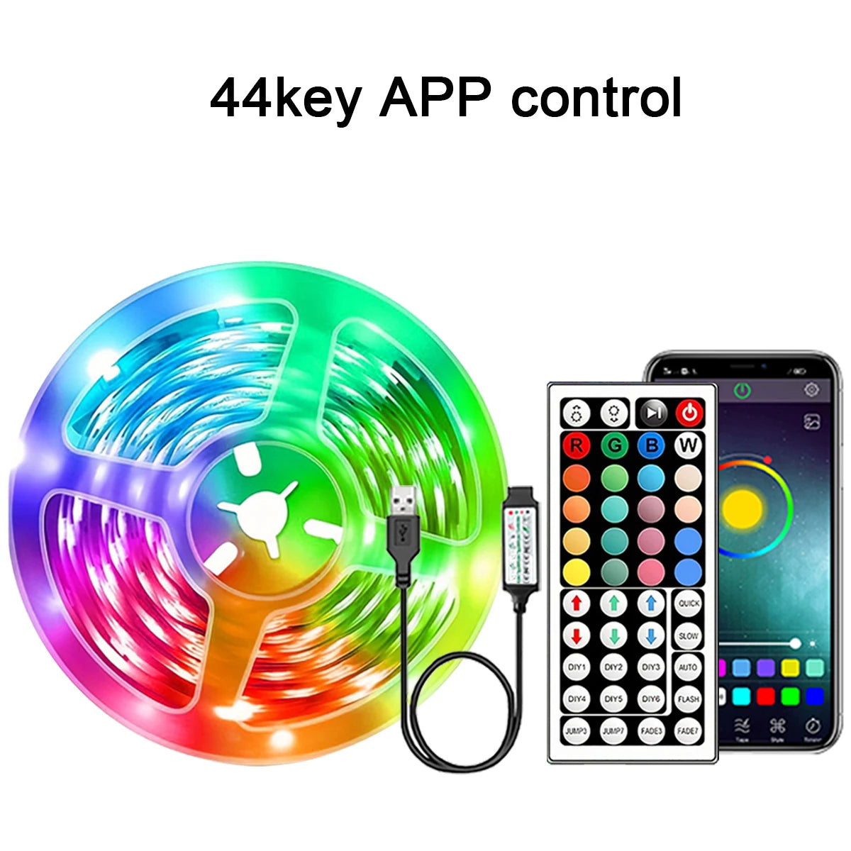 Ruban LED RGB Intelligent 5 m, 10 m, 20 m ou 30 m