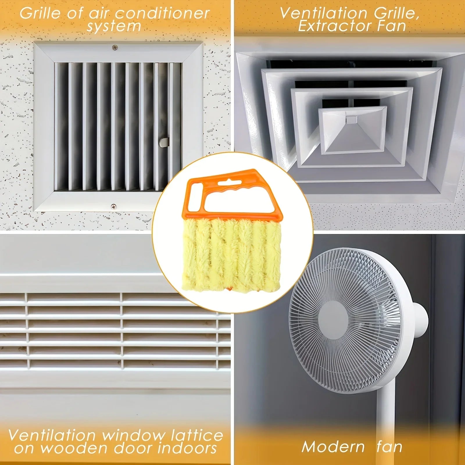 Brosse de Nettoyage Microfibre pour Vitres & Climatiseur