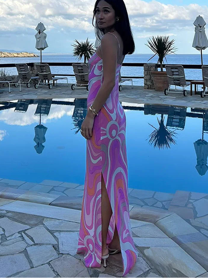 Robe Longue Femme Imprimée