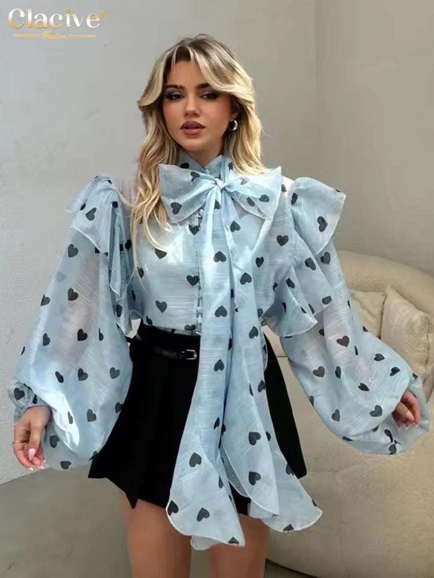 Haut Décontracté Chic à Col Revers