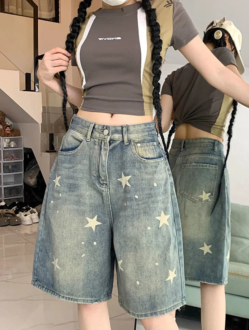 Short en Jean Vintage Femme