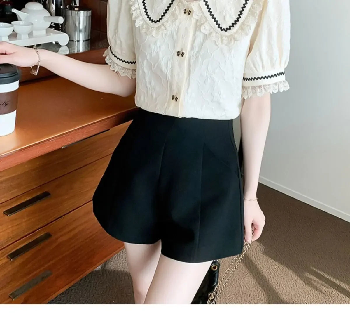 Haut Chic à Col Claudine