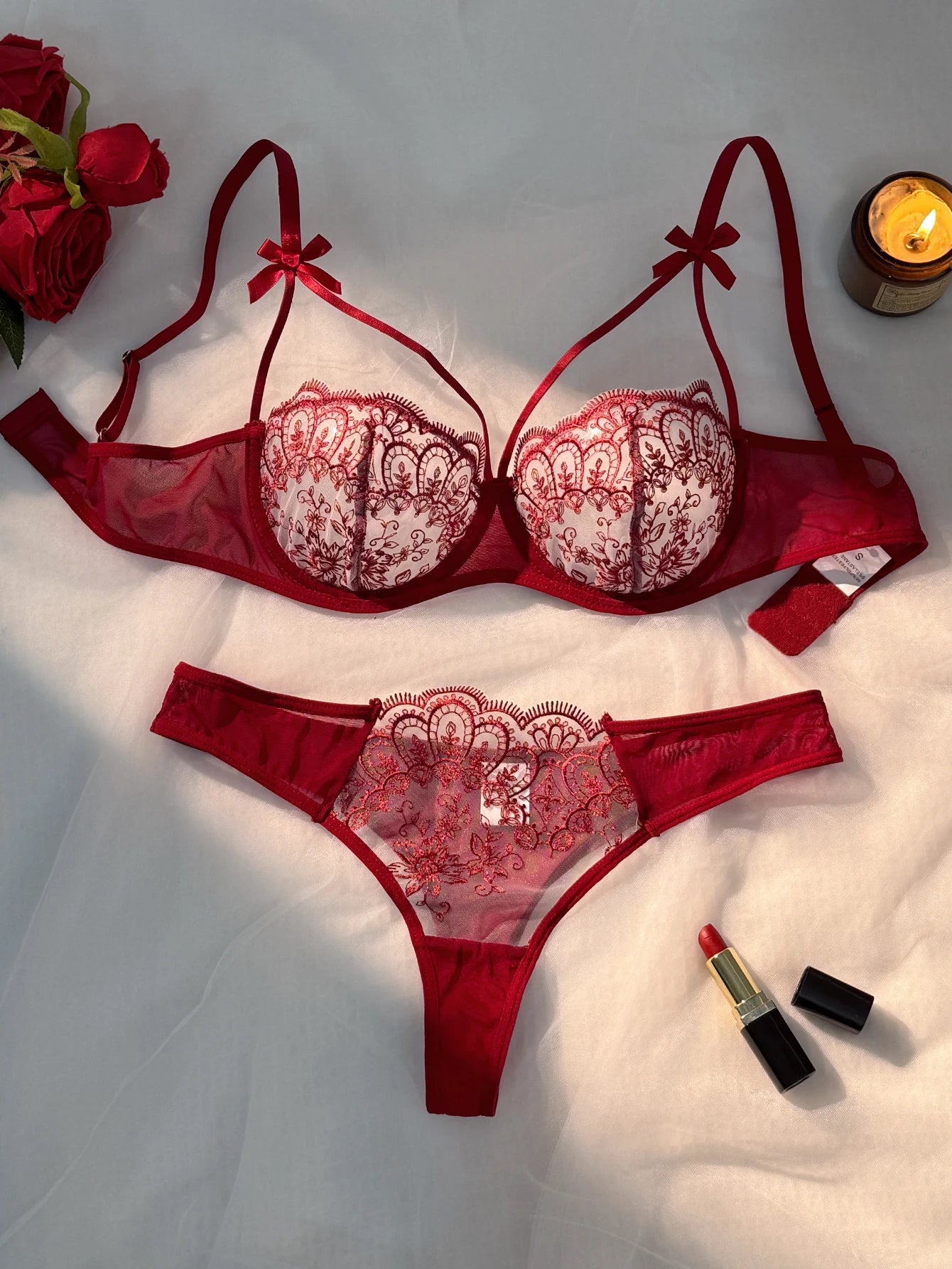 Ensemble lingerie deux pièces pour femme