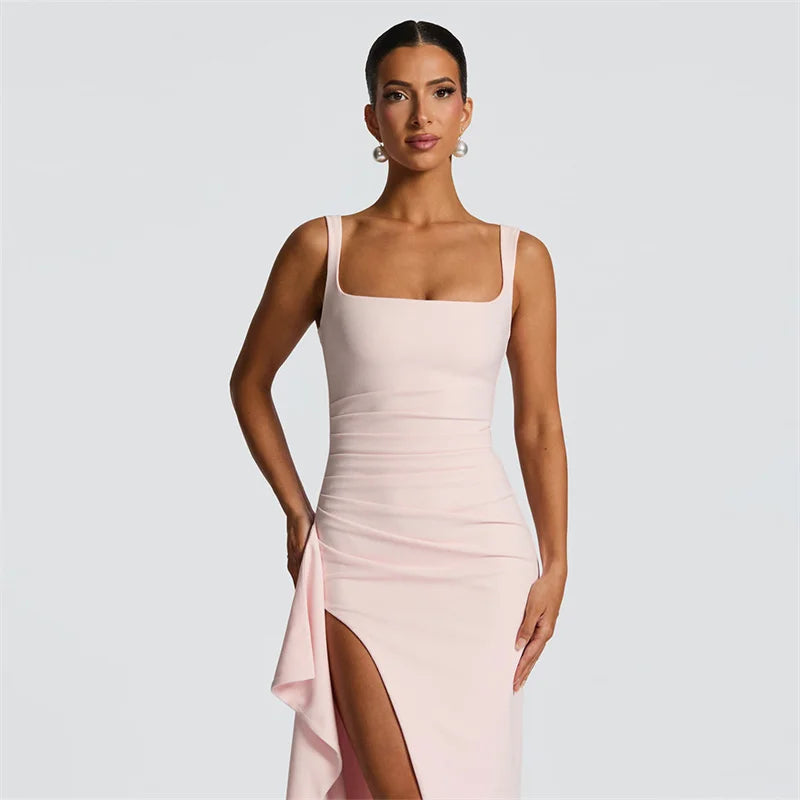 Robe Longue Sexy Femme Mozision