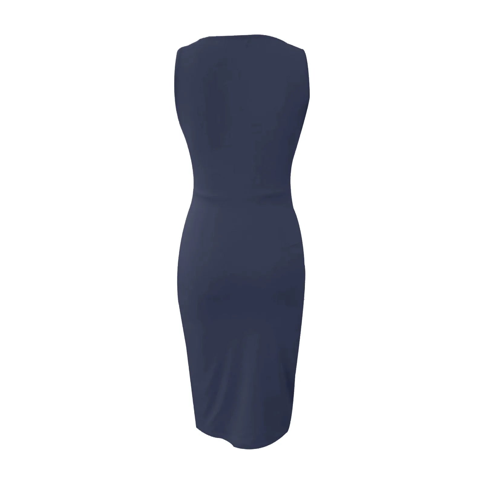 Summer Sleeveless V-Neck Bodycon Dress