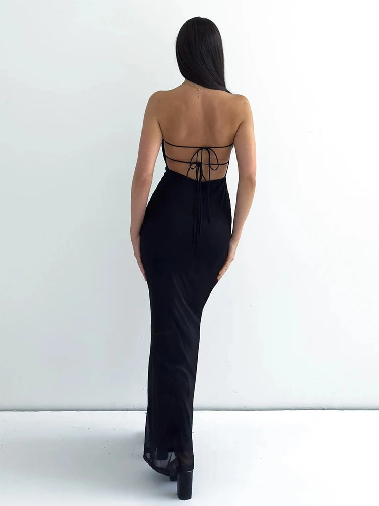 Robe Midi Femme Dos Nu