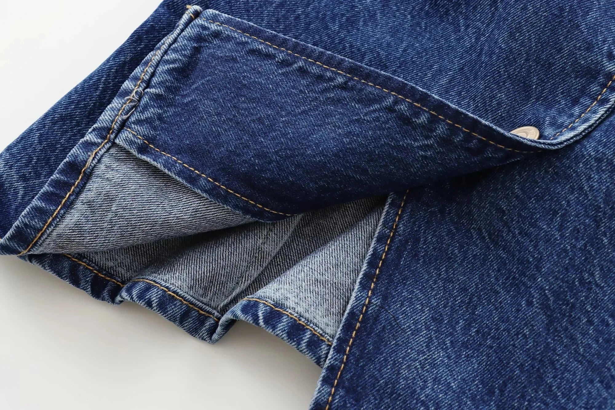 Gilet Court en Jean Femme