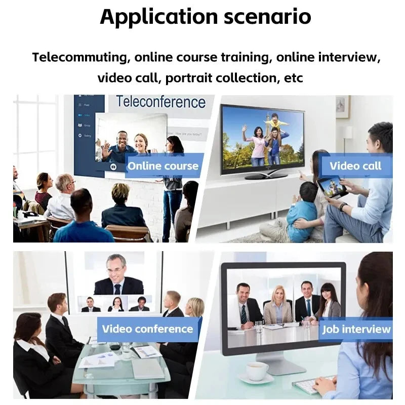 Caméra Web USB 1080P HD avec Microphone Intégré