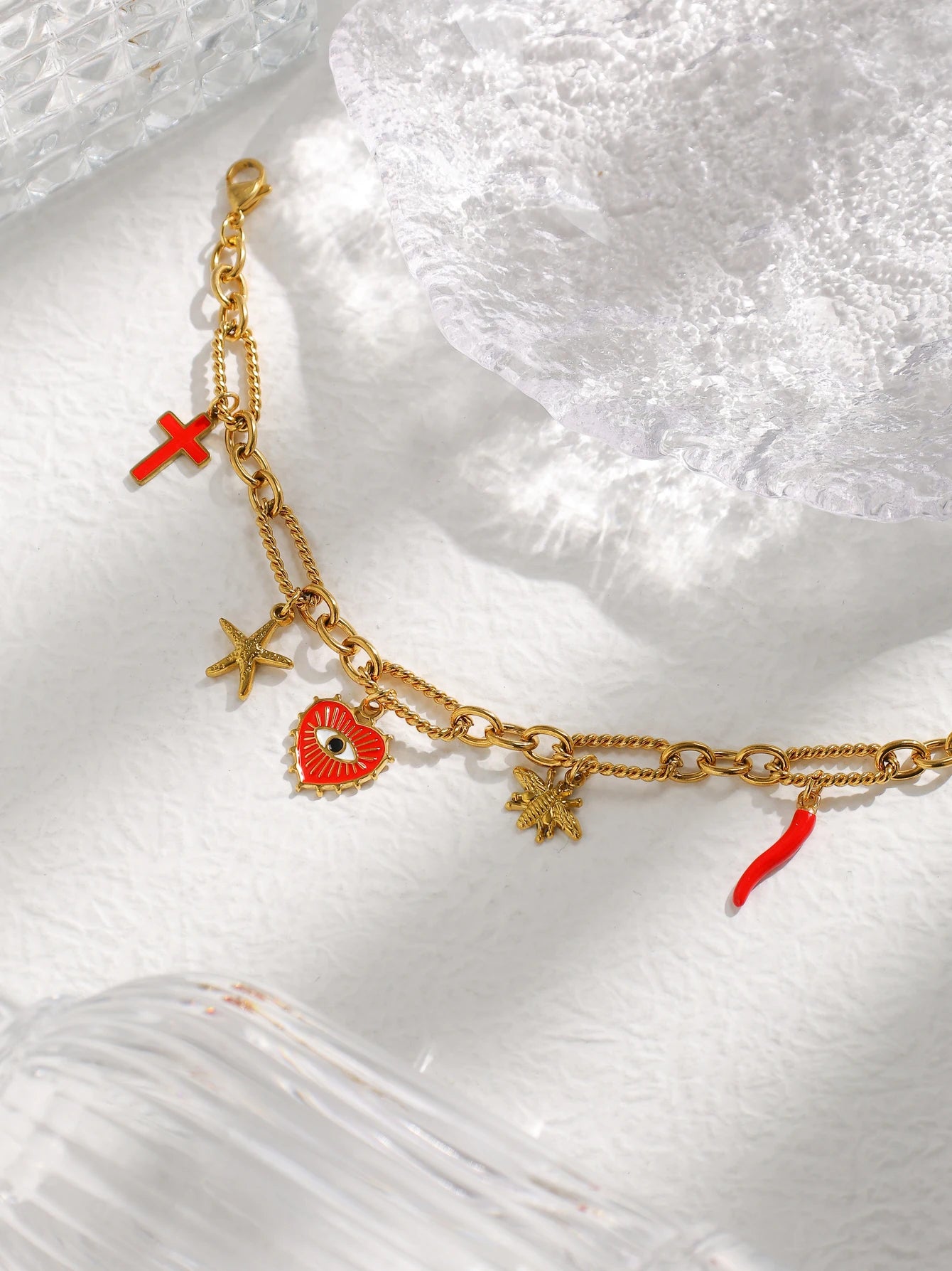 Bracelet Charms Femme Vintage