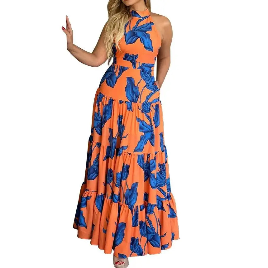 Robe Longue Femme Fleurie