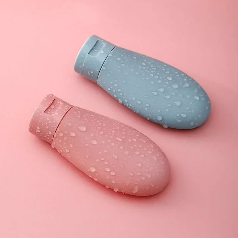 Coffret de 4 Bouteilles Rechargeables en Silicone