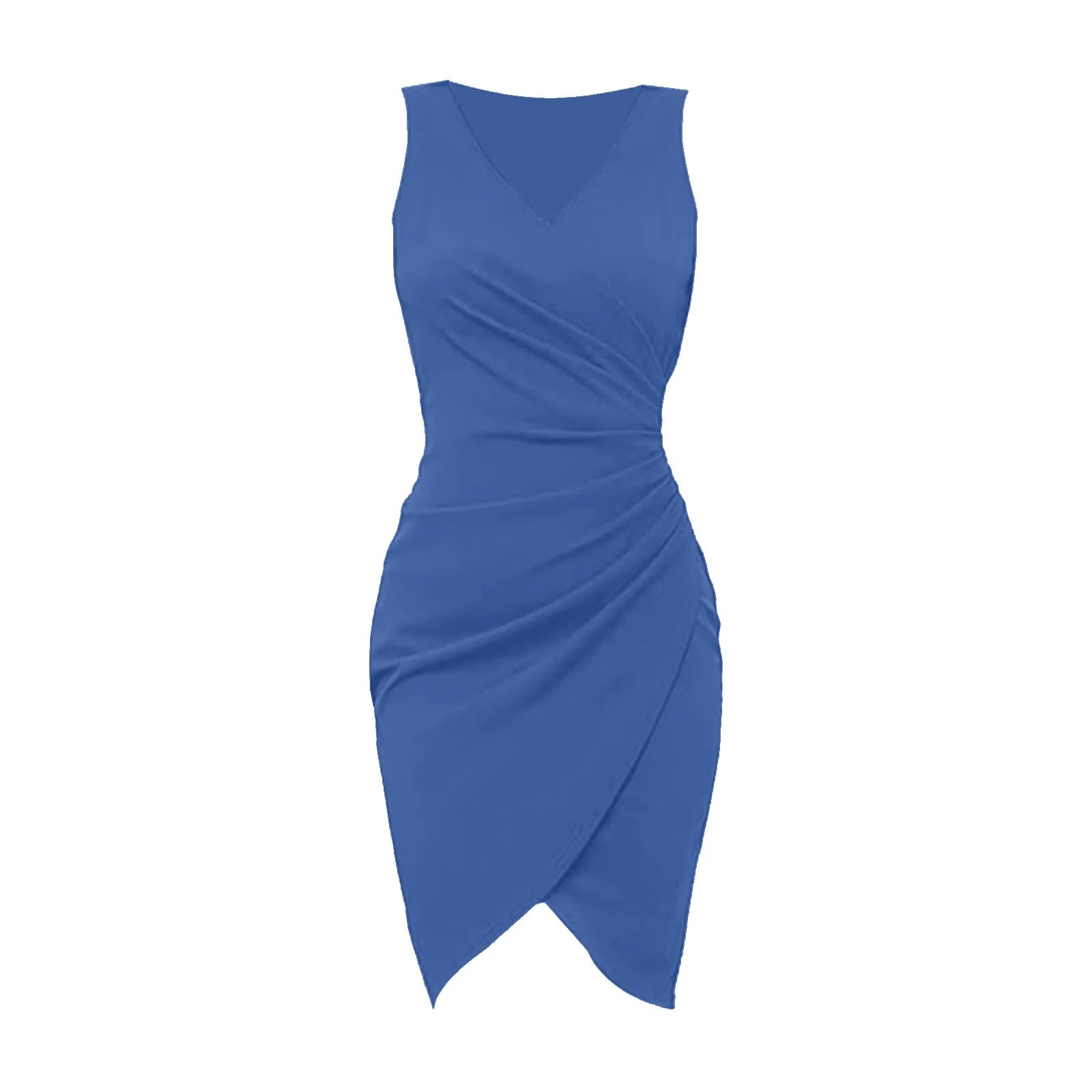Summer Sleeveless V-Neck Bodycon Dress