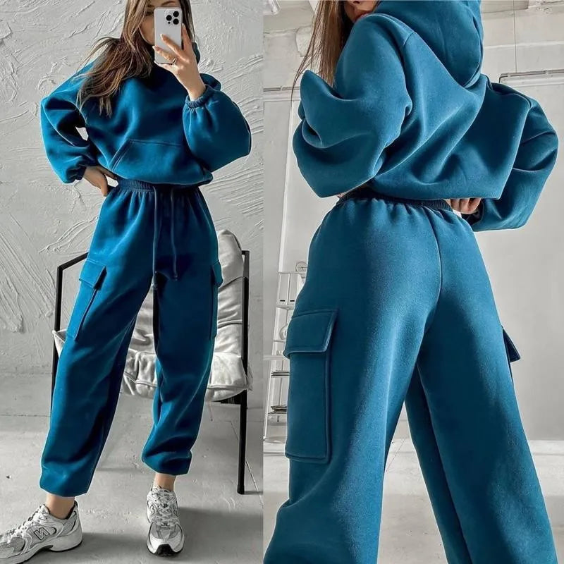 Ensemble Sweat à Capuche et Pantalon pour Femmes