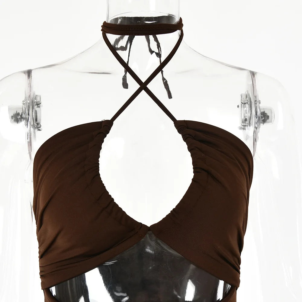 Robe Midi Femme Dos Nu