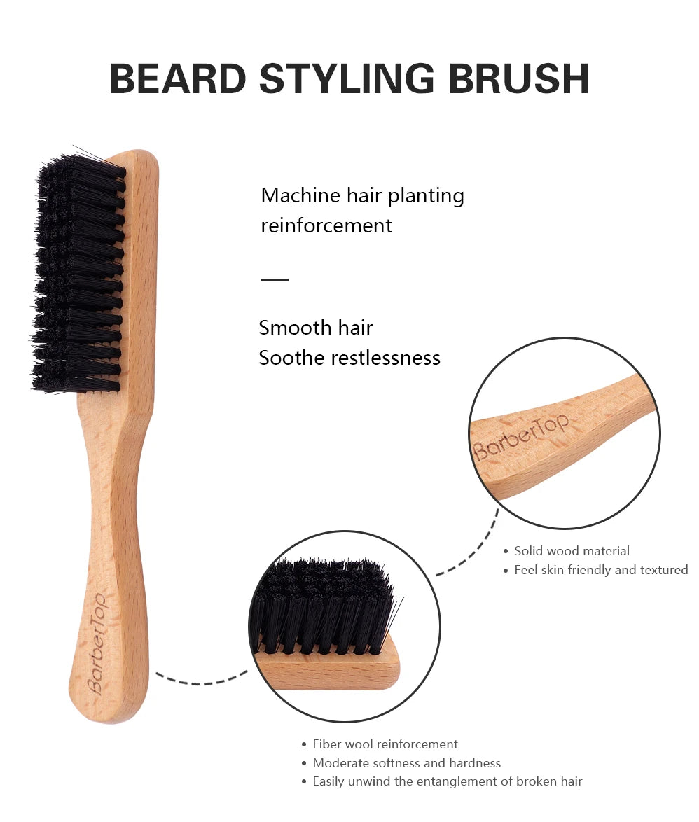 Brosse à Barbe Professionnelle Homme