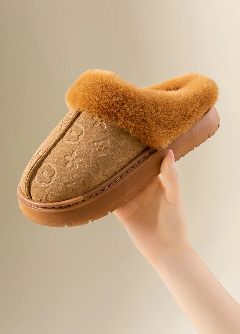 Chaussons en coton pour femme