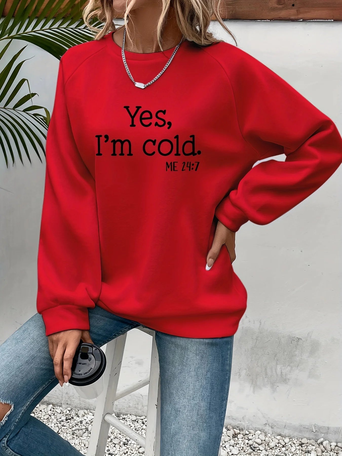 Pull Femme « Yes, I'm Cold »