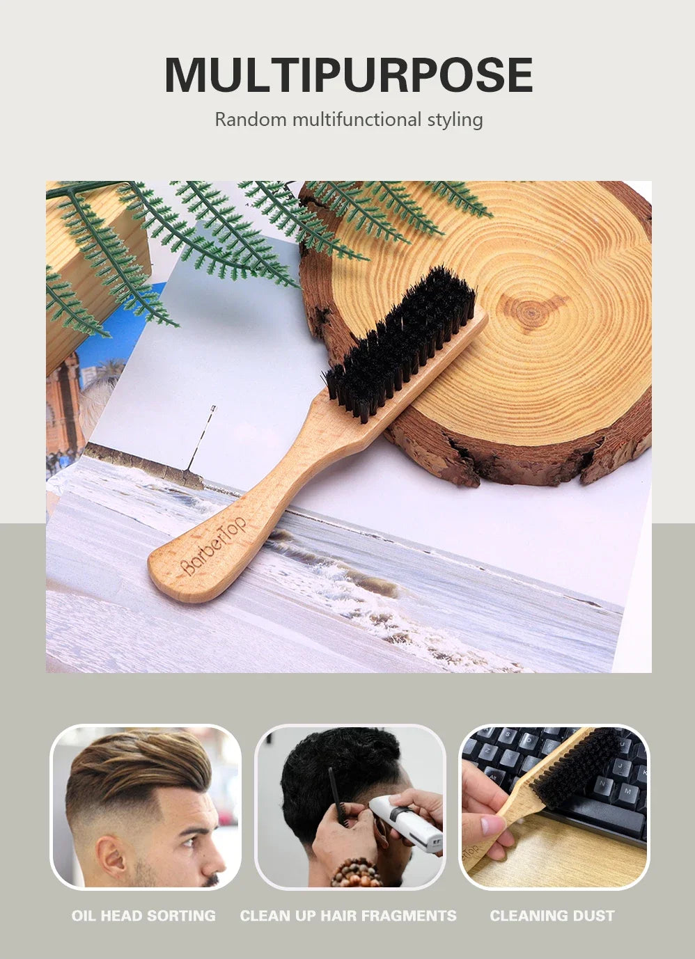 Brosse à Barbe Professionnelle Homme
