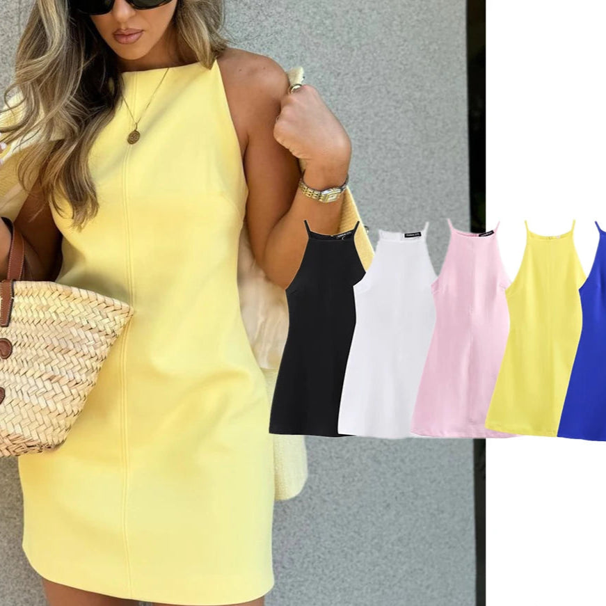 Robe Mini Droite Femme