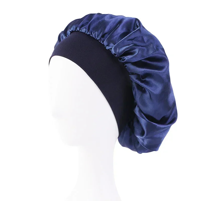 Bonnet de Nuit Large en Satin