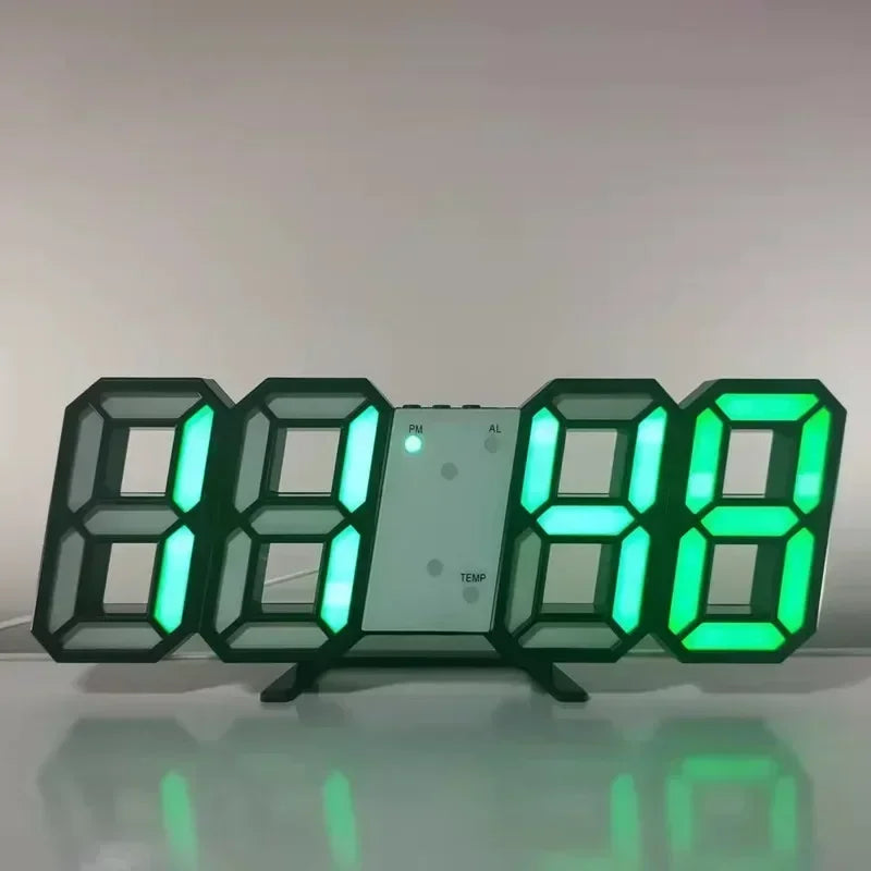 Horloge Numérique LED 3D