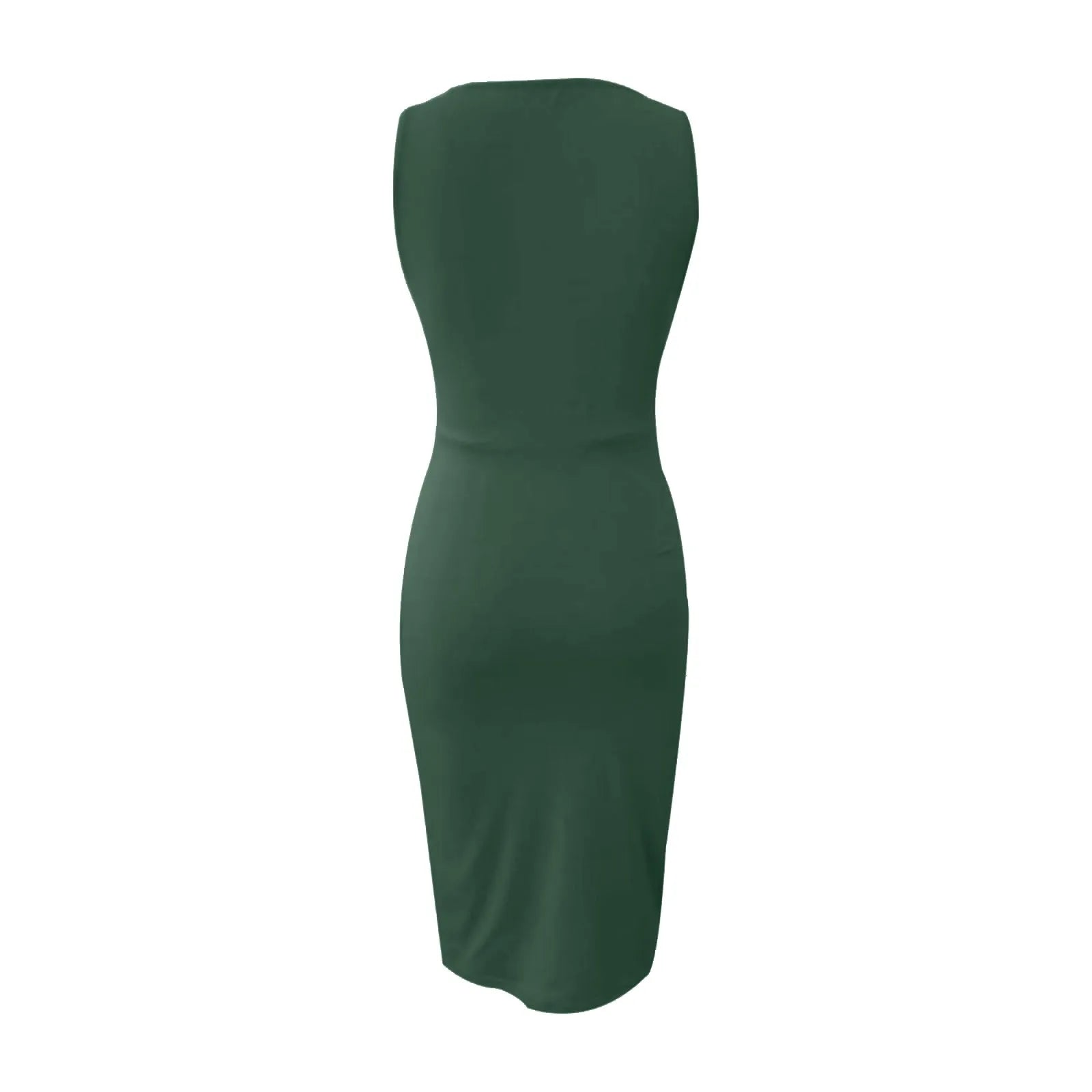 Summer Sleeveless V-Neck Bodycon Dress