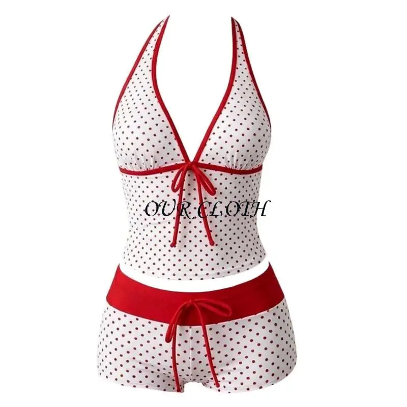 Tankini Femme 2 Pièces avec Short
