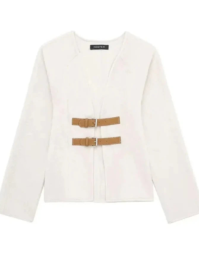 Women's Retro Boucle Wool Jacket