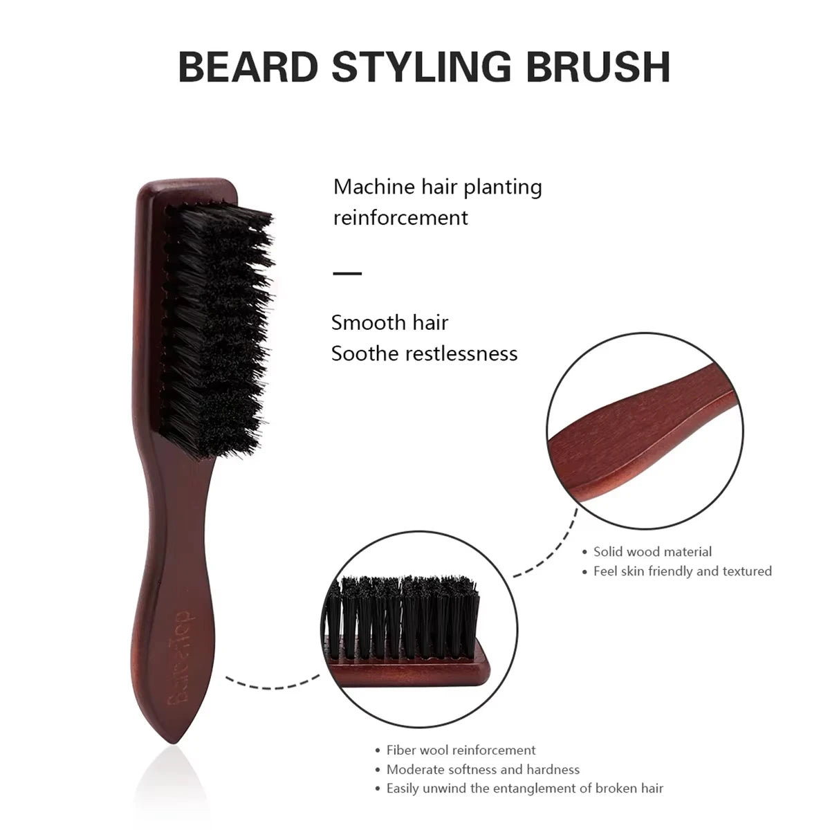 Brosse à Barbe Professionnelle Homme