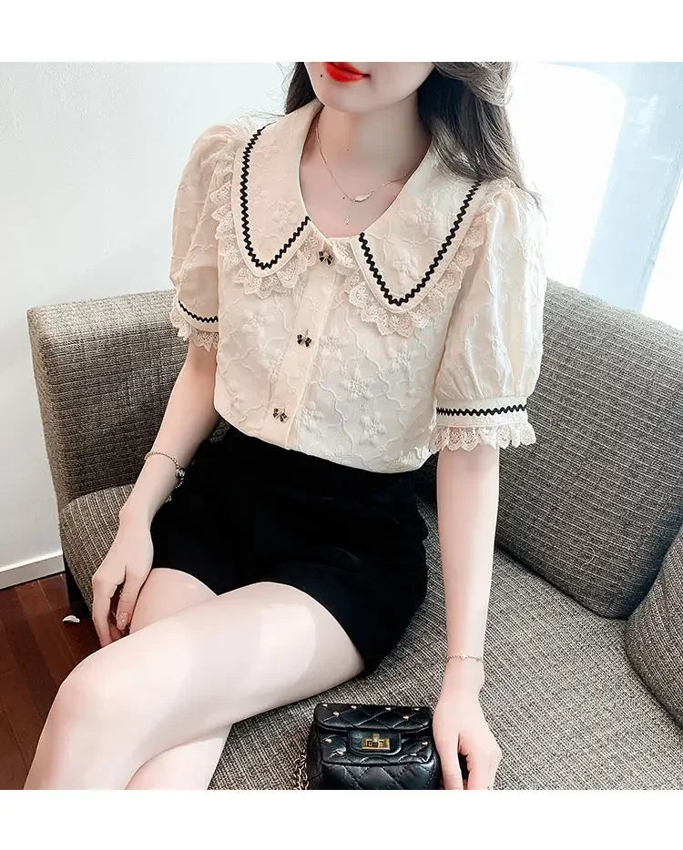 Haut Chic à Col Claudine