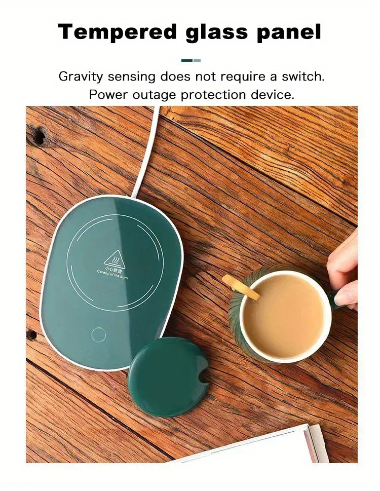 Coffret Cadeau Tasse Chauffante 55° avec Thermostat