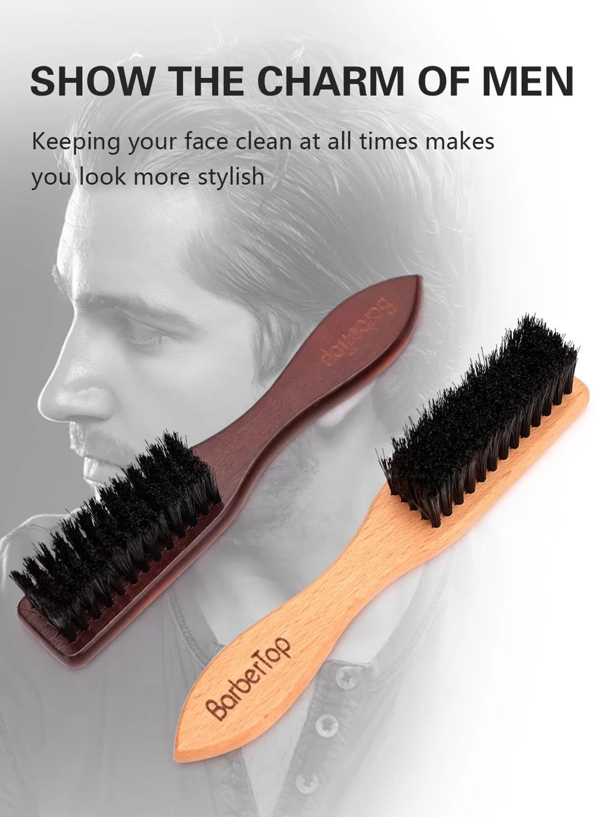 Brosse à Barbe Professionnelle Homme