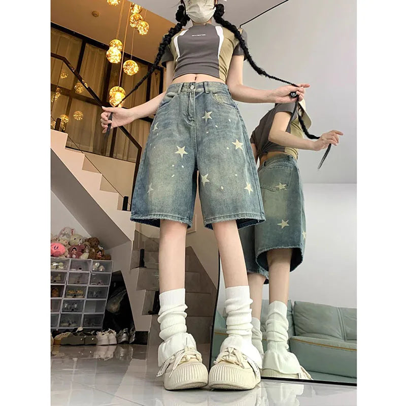 Short en Jean Vintage Femme