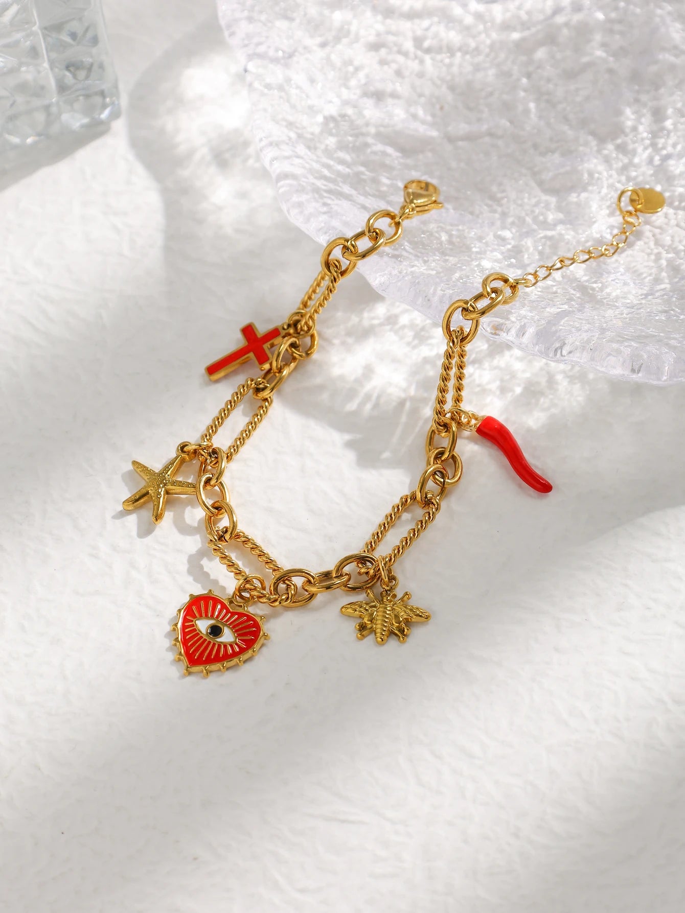 Bracelet Charms Femme Vintage