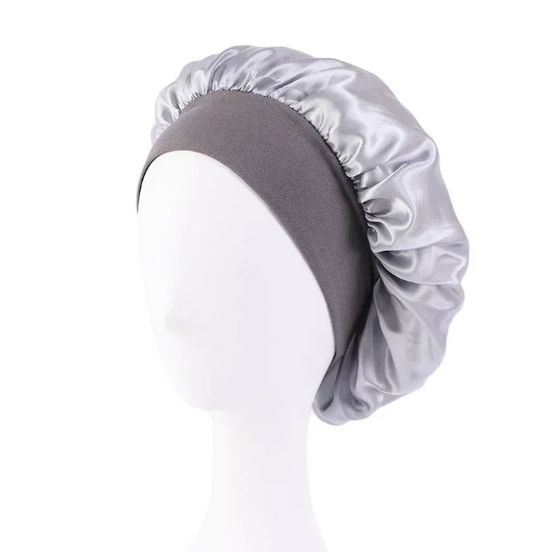 Bonnet de Nuit Large en Satin
