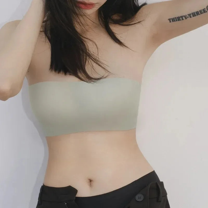 Soutien-gorge Push-Up Bandeau Invisible, Sans Armature