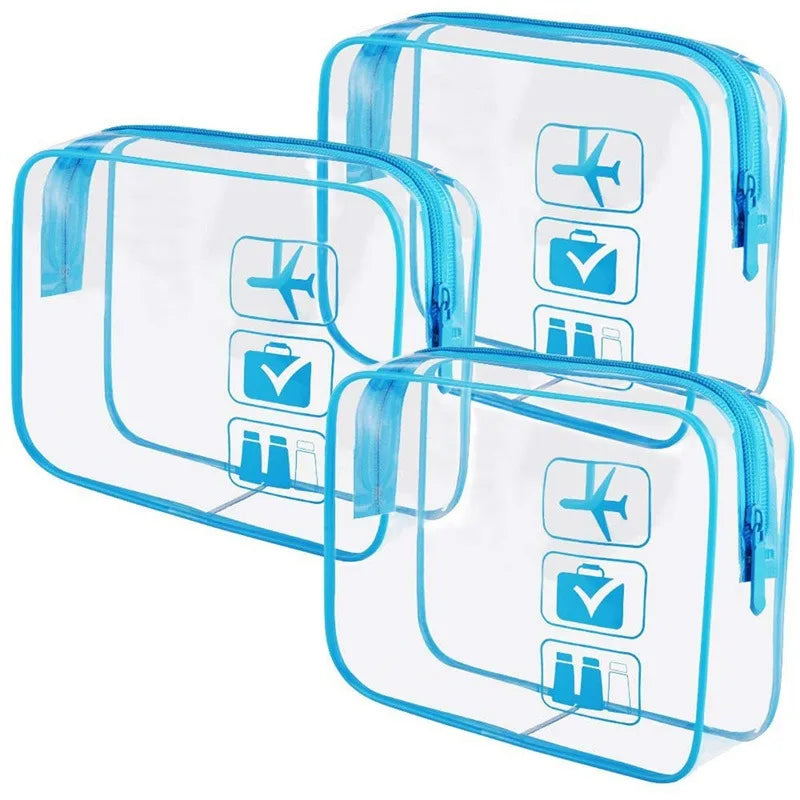 Trousse Transparente avec Fermeture Zippée