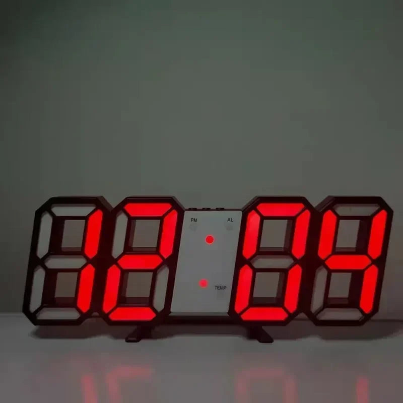 Horloge Numérique LED 3D