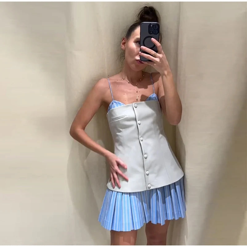Robe Courte Femme Élégante