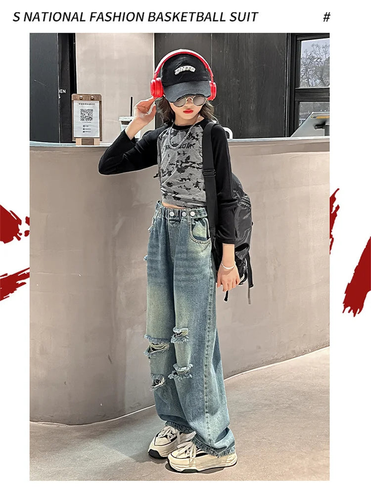 Ripped Jeans for Girls