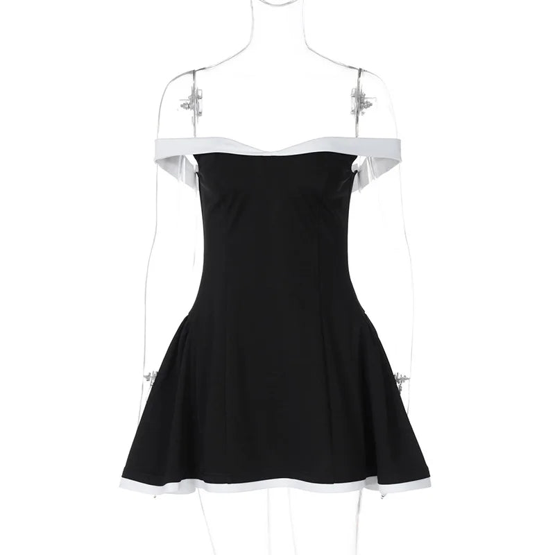 Robe Courte Bustier d’Été Femme