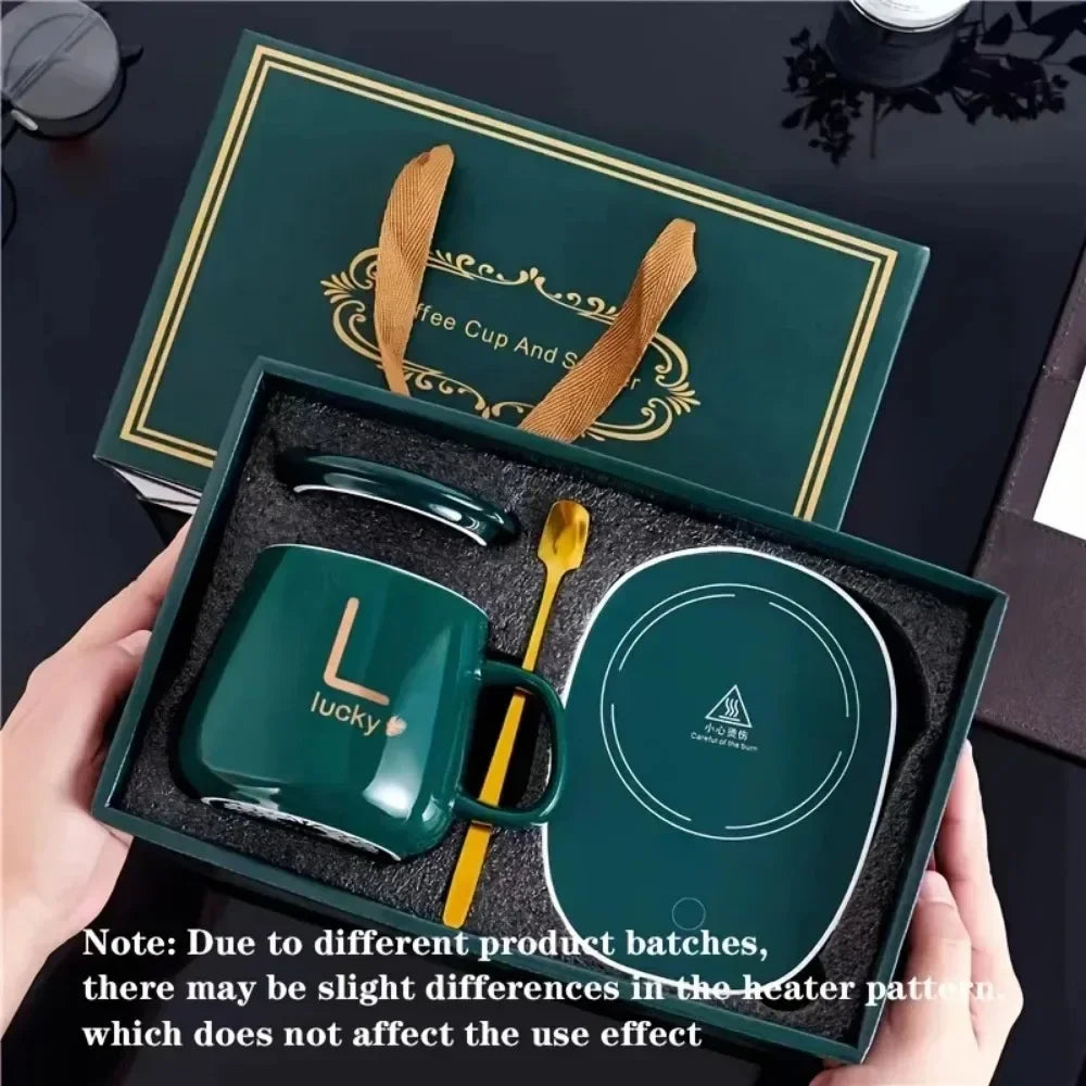 Coffret Cadeau Tasse Chauffante 55° avec Thermostat