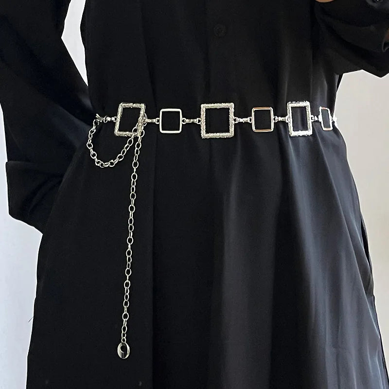 Chaîne de Taille Dorée Quadrilatère