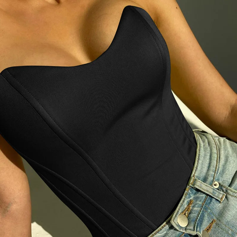 Top Femme en Dentelle Transparente